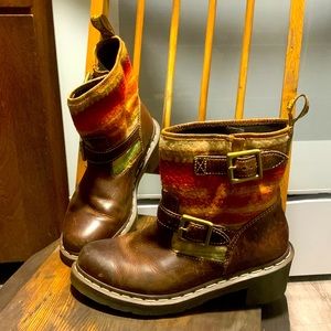 Dr. Martens Pendleton Biker Boots women’s size 7